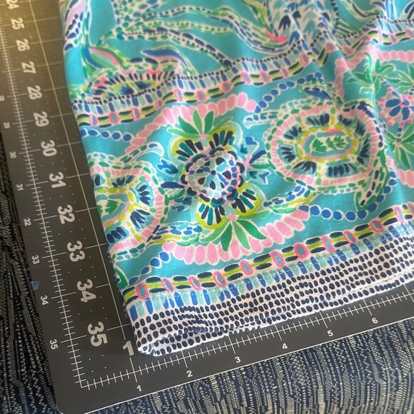 Unique Lilly Pulitzer UPF 50+ Sophie Bermuda Blue Turtle Dress - Picture 10 of 11